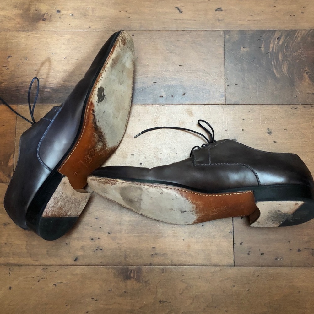 Massimo Emporio Men’s Leather Dress Shoe - Picture 6 of 7